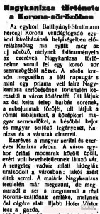 1932. december 1. Ezer éves Kanizsa? Miről maradtunk le? 