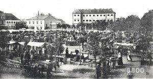 Ilyen volt az Erzsébet tér felől a 19. század végén