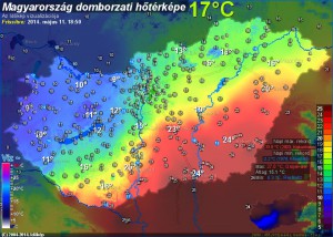 www.idokep.hu  - vasárnap este 19.00