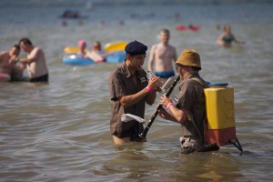 Vízi zene a Balatonban